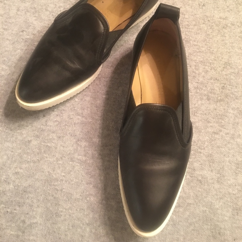 Everlane Black Slip On Loafers, 6.5